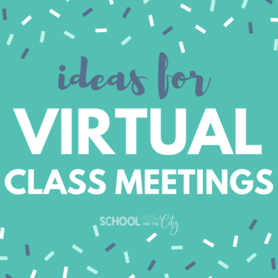 Ideas for virtual class meeting during distance learning