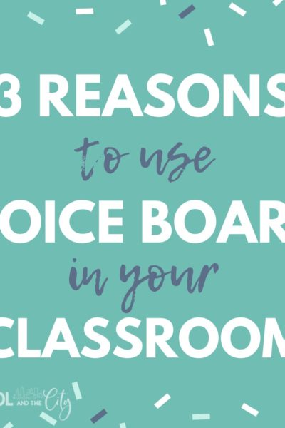 3 Reasons to Use Choice Boards in your Classroom