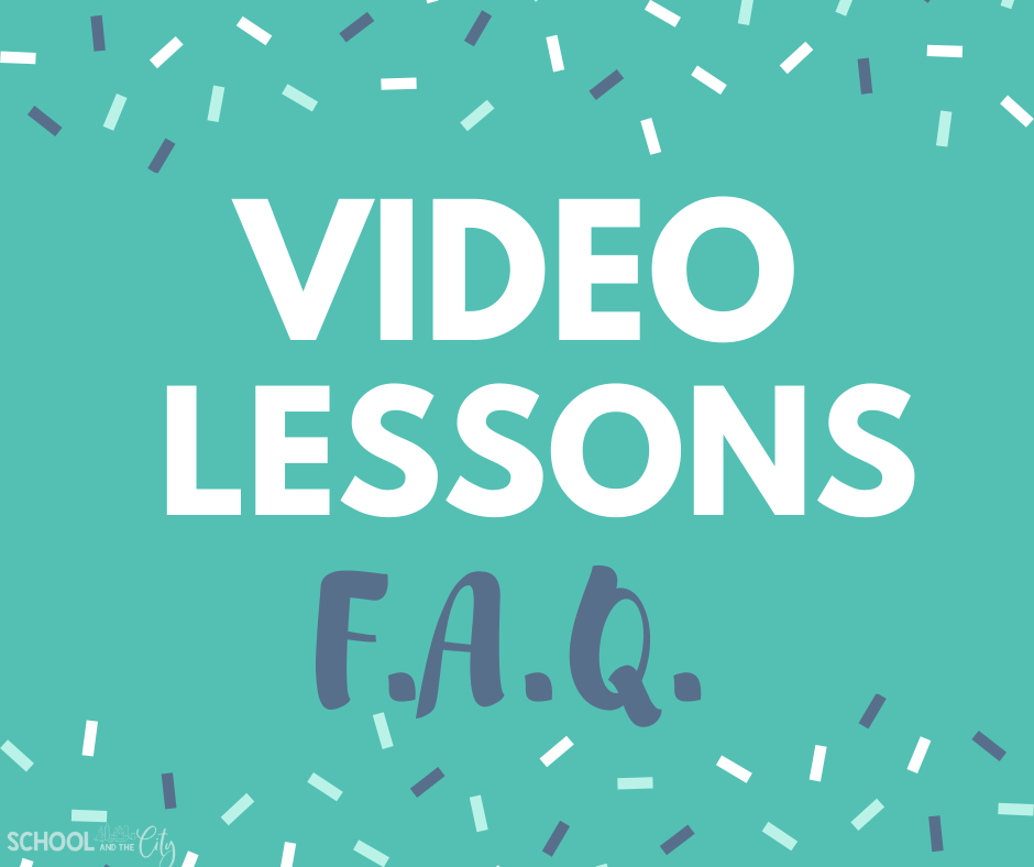 Making Video Lessons: your questions, answered