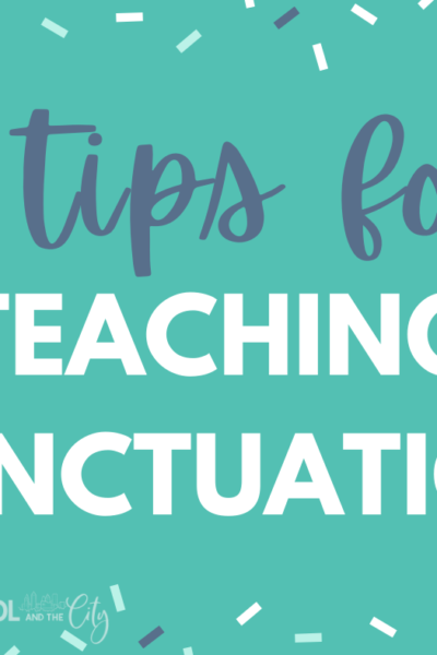 tips for teaching punctuation