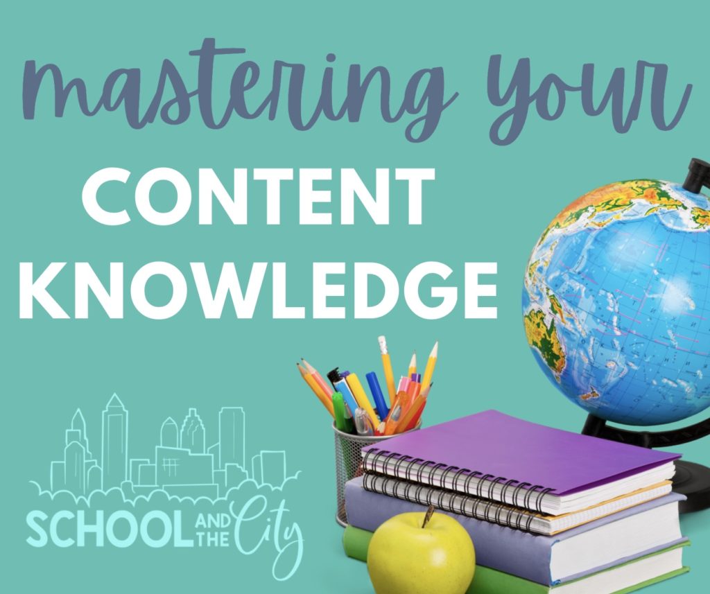 Mastering your content knowledge