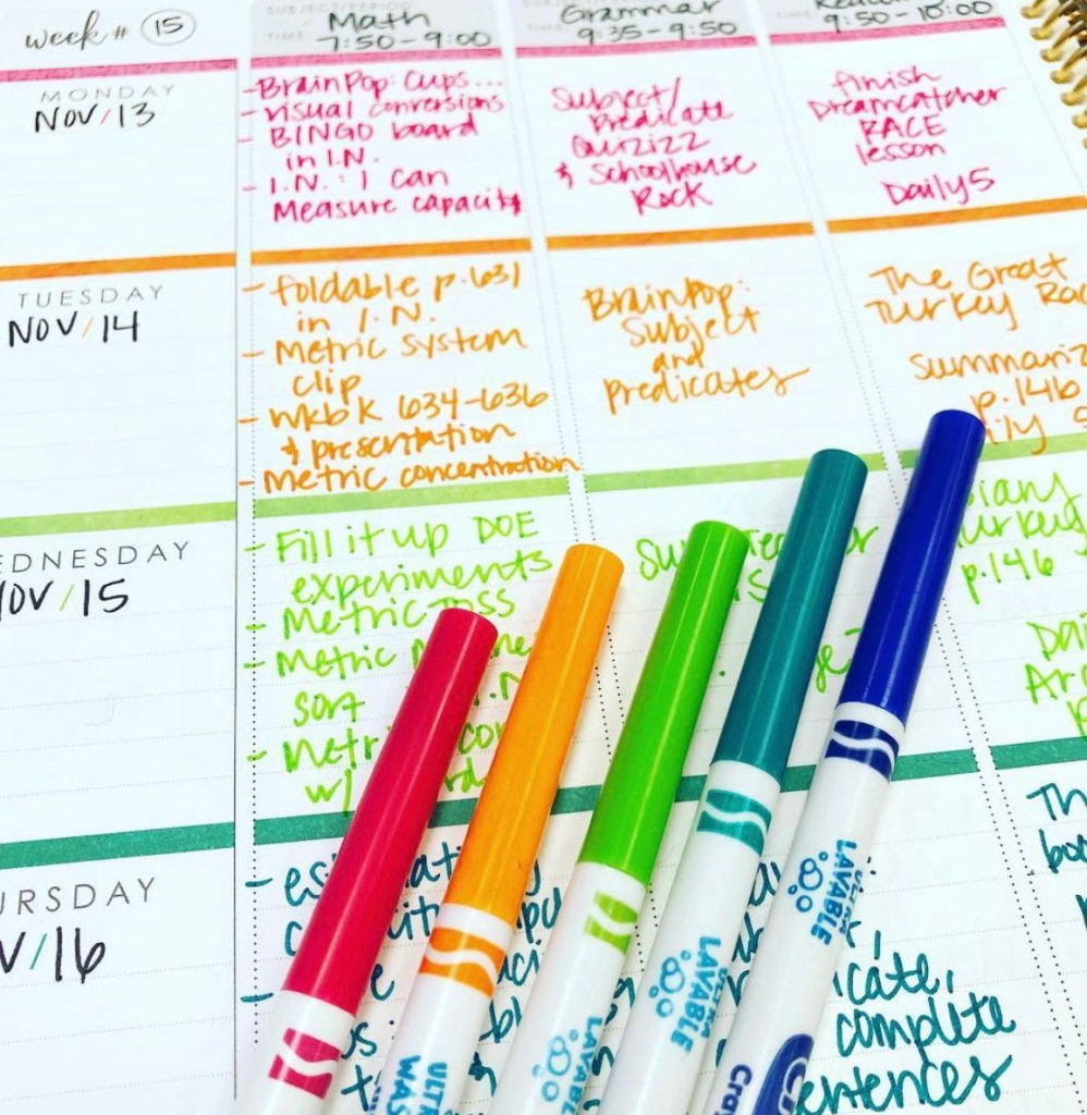 my teacher lesson planner