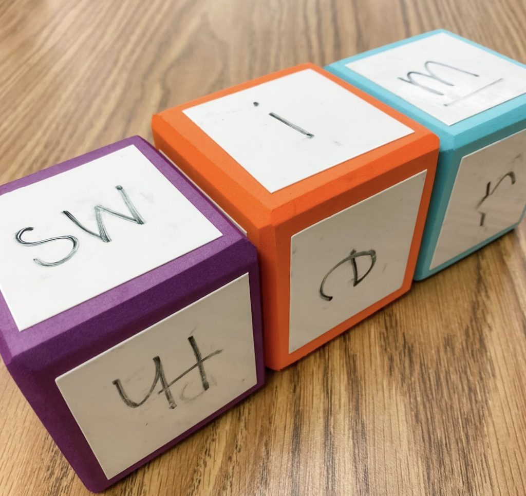 Favorite Phonics Supplies from Amazon: Dry Erase Dice