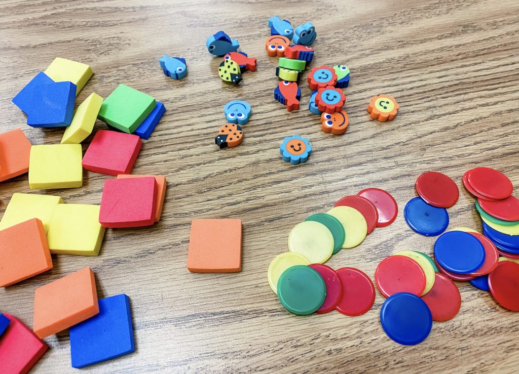 Favorite Phonics Supplies from Amazon: Bingo Chips and other manipulatives