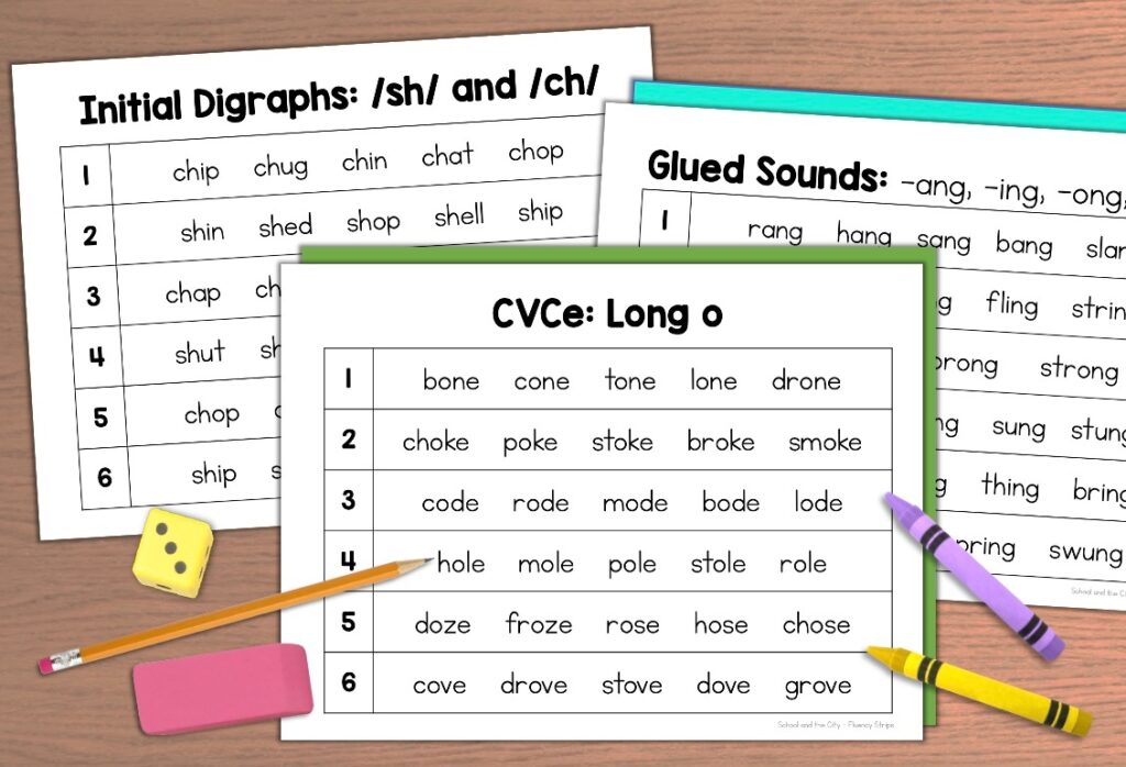 decoding fluency strips