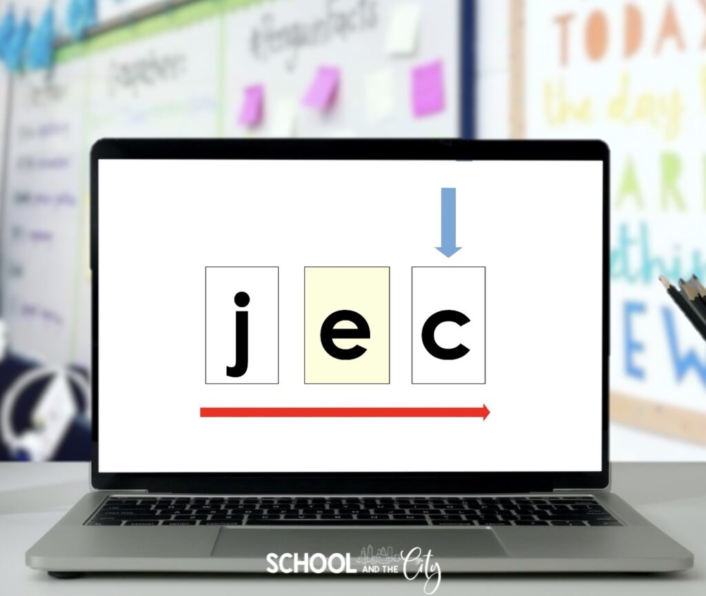 digital blending board: teach students how to decode words through explicit and systematic instruction
